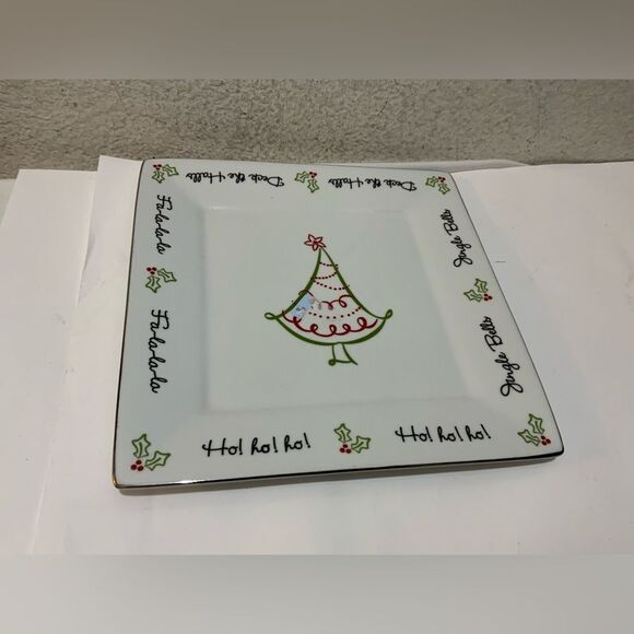 St. Nicholas Square Dinner/Decorative Plate 'Tis the season G18 - Picture 1 of 8